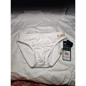 NWT Speedo Powerflex Eco Solar Swimsuit Rainbow Brights Size 28 Brand NEW W Tags